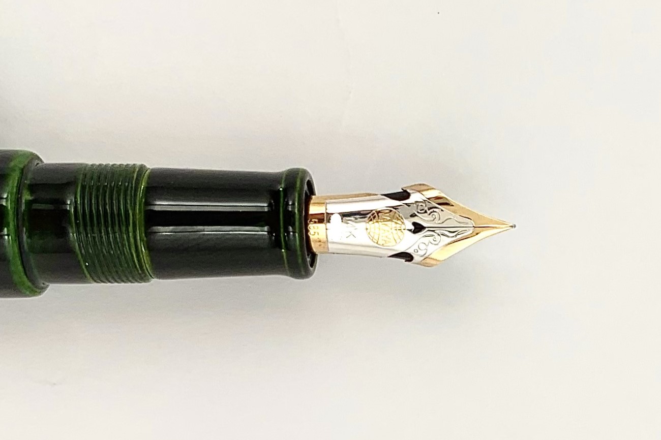 NakayaPortableCigarMidoriTamenuriFountainPen_J